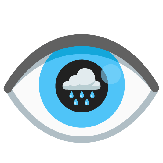 rain cloud eye