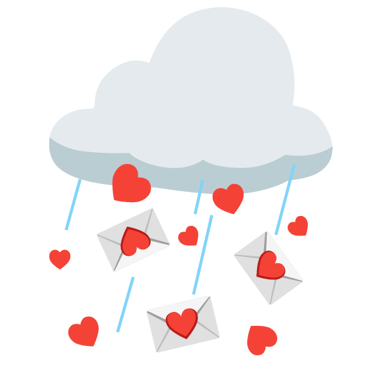 rain cloud love letter