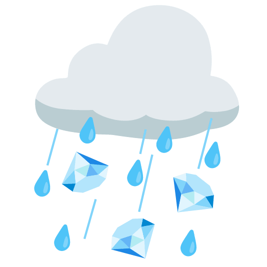 rain cloud gem