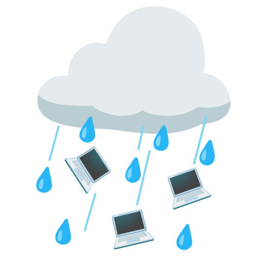 rain cloud computer