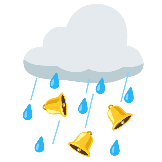 rain cloud bell