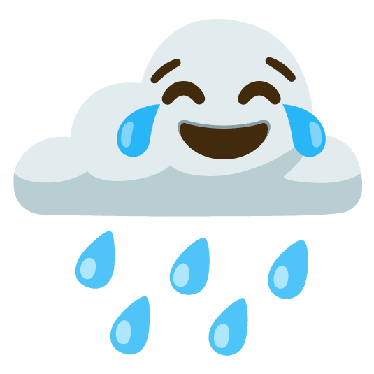 rain cloud joy