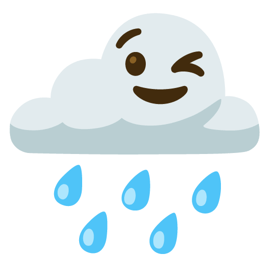 rain cloud wink