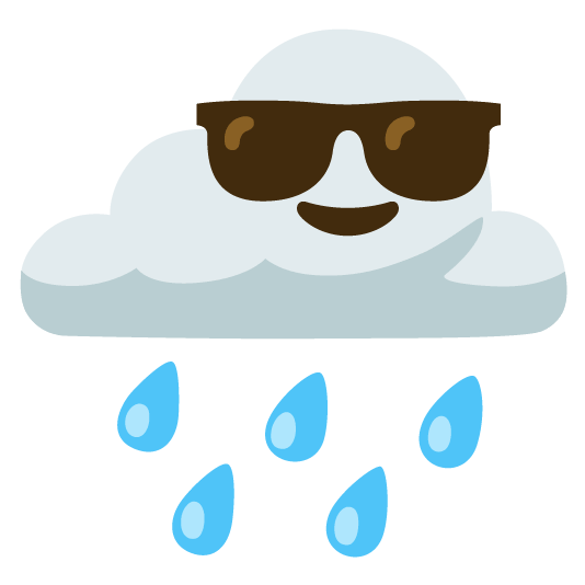rain cloud sunglasses