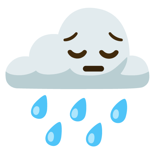 rain cloud pensive