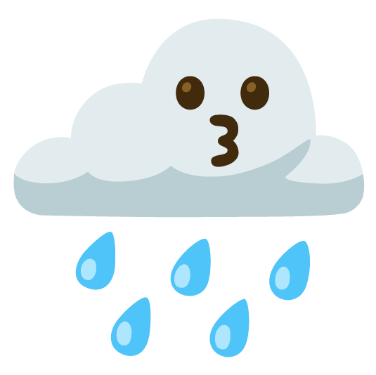 rain cloud kissing