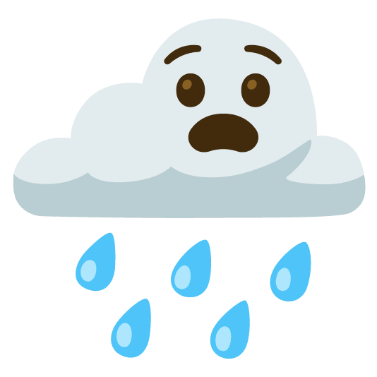 rain cloud anguished