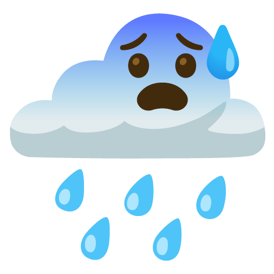 rain cloud cold sweat