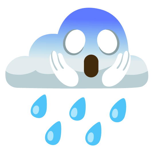 rain cloud scream