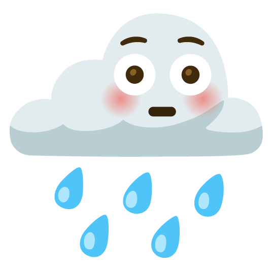 rain cloud flushed