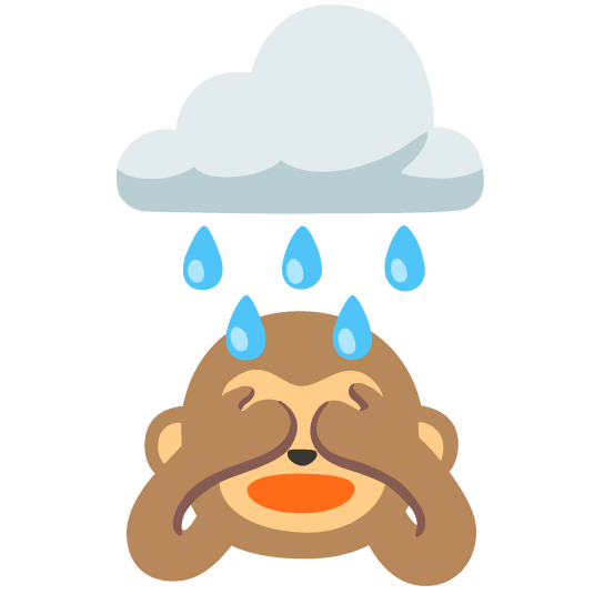 rain cloud see no evil