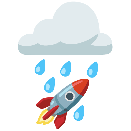 rain cloud rocket