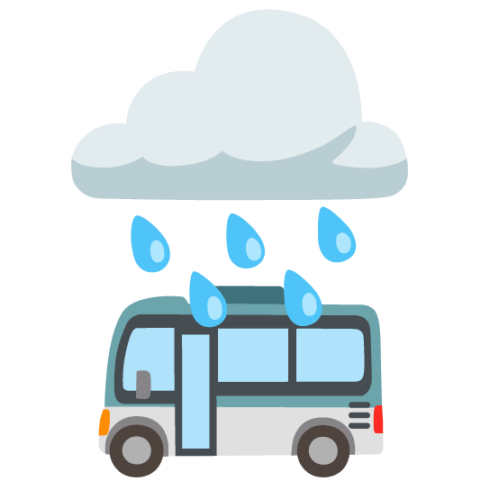 rain cloud bus