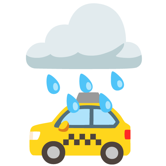 rain cloud taxi