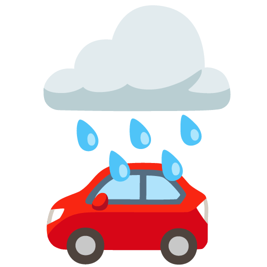 rain cloud car