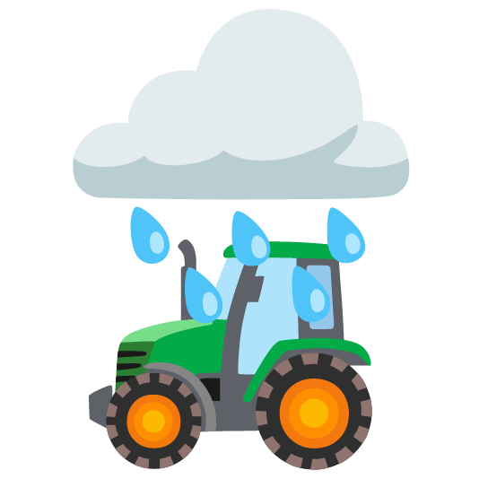 rain cloud tractor