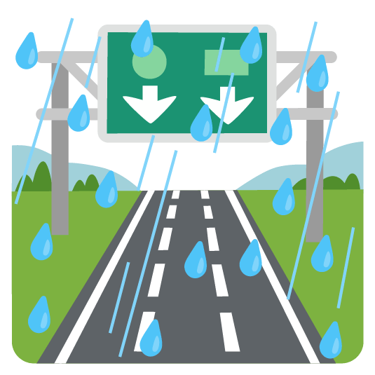 rain cloud motorway