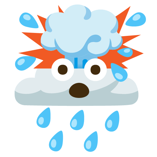 rain cloud exploding head