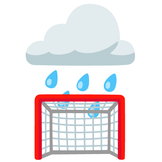 rain cloud goal net