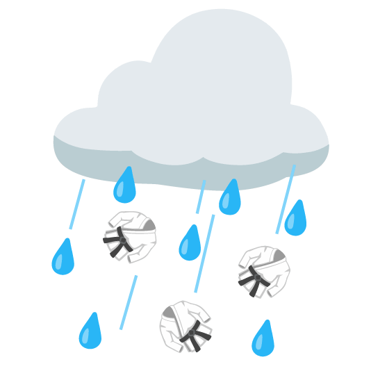 rain cloud martial arts uniform