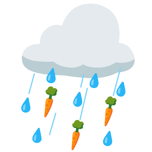 rain cloud carrot