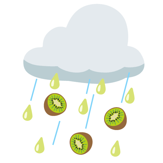rain cloud kiwifruit