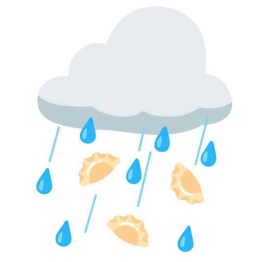 rain cloud dumpling