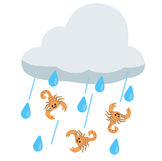 rain cloud scorpion