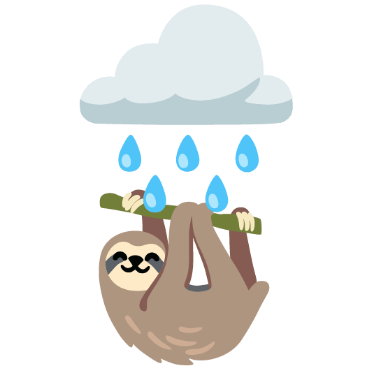 rain cloud sloth