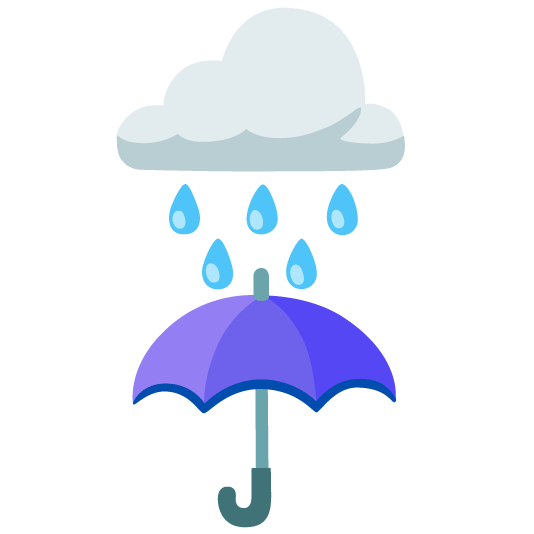 rain cloud umbrella