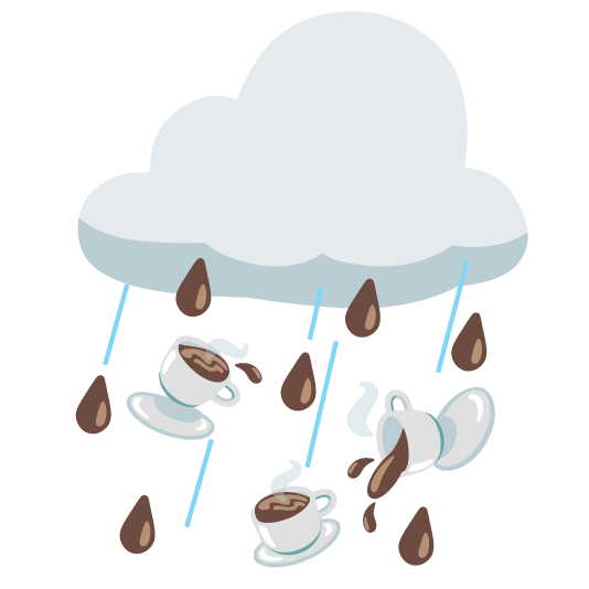 rain cloud coffee