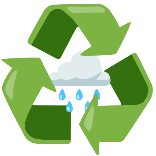 rain cloud recycle
