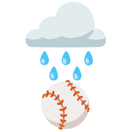 rain cloud baseball