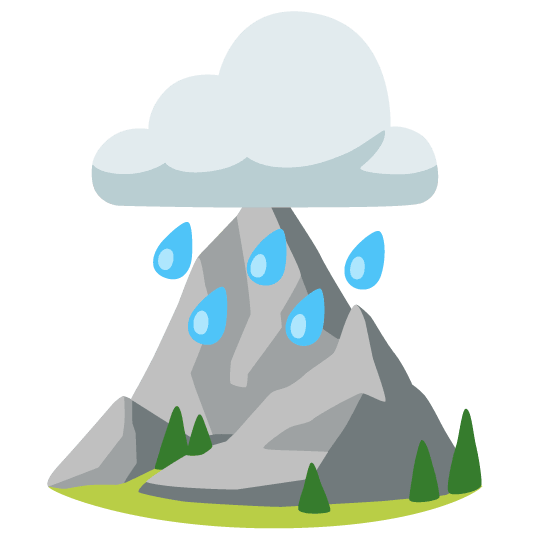 rain cloud mountain