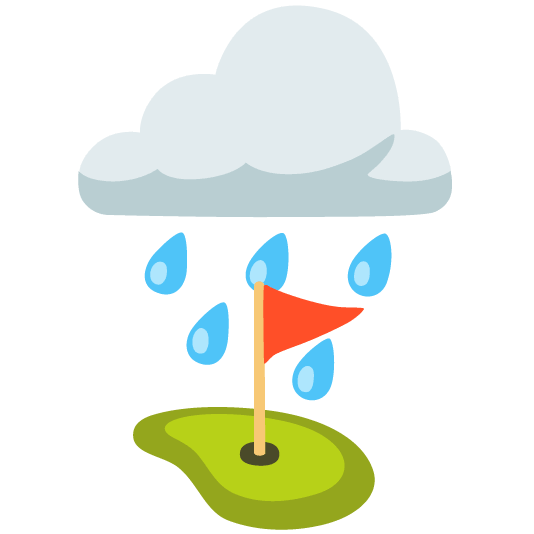 rain cloud golf