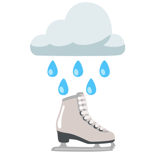 rain cloud ice skate