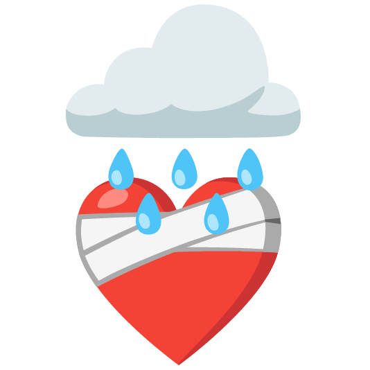 rain cloud mending heart