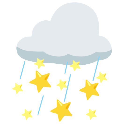 rain cloud star