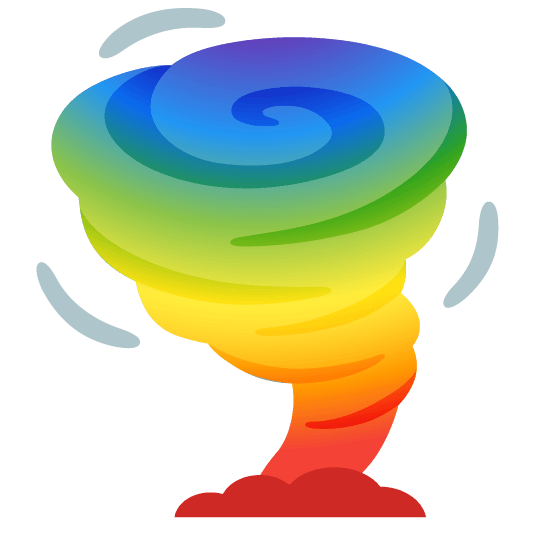 tornado rainbow
