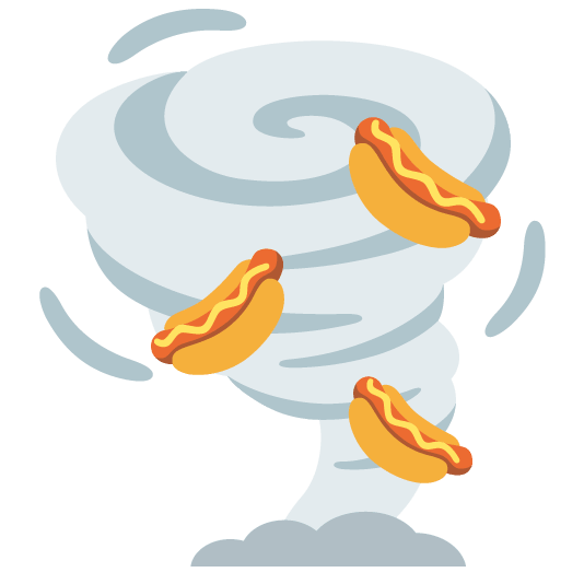 tornado hotdog