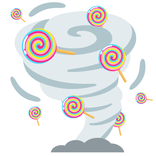 tornado lollipop