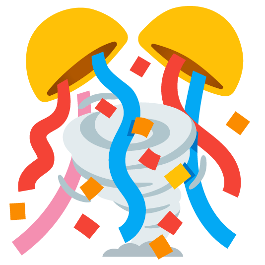 tornado confetti ball