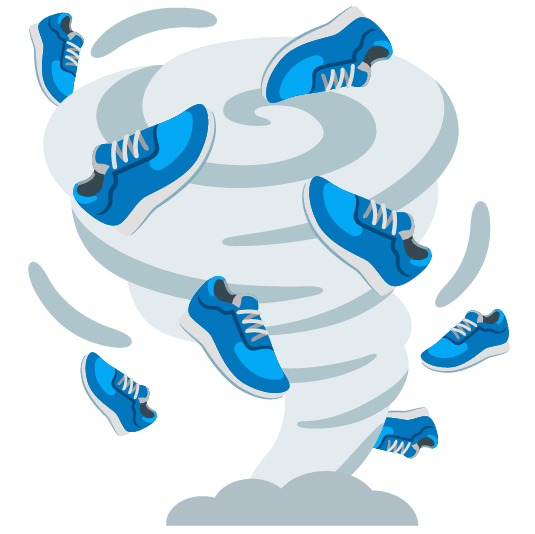 tornado athletic shoe