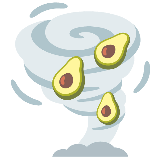 tornado avocado