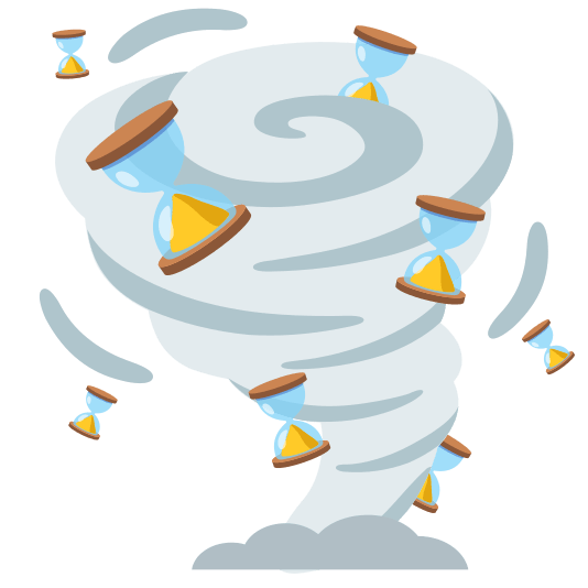 tornado hourglass