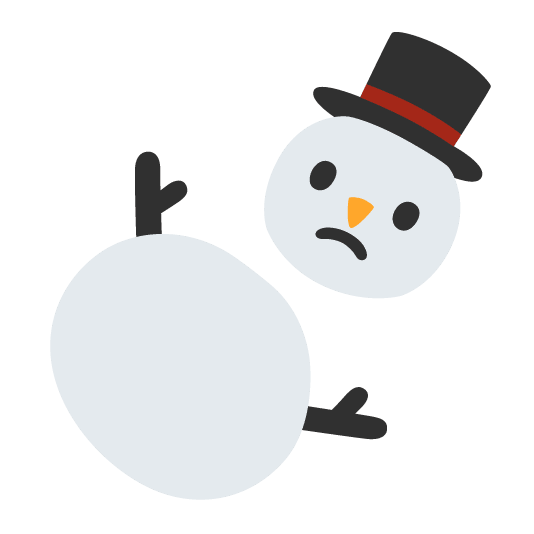 tornado snowman without snow
