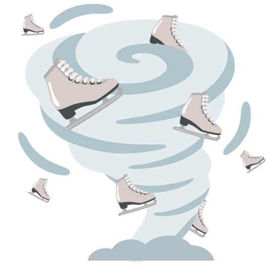 tornado ice skate