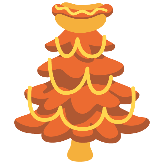 hotdog evergreen tree