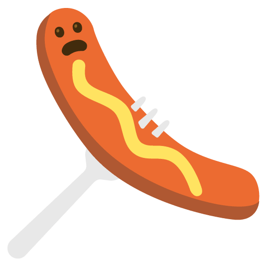 hotdog knife fork plate