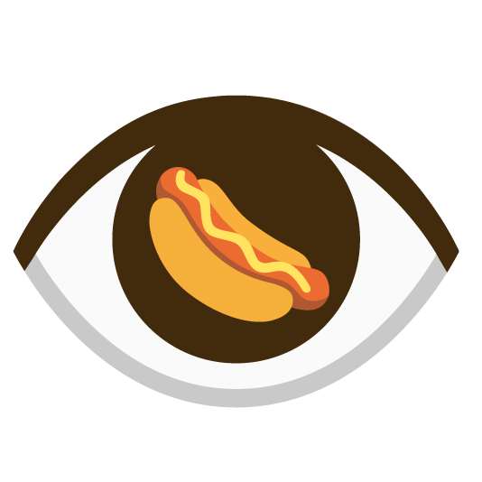 hotdog eye